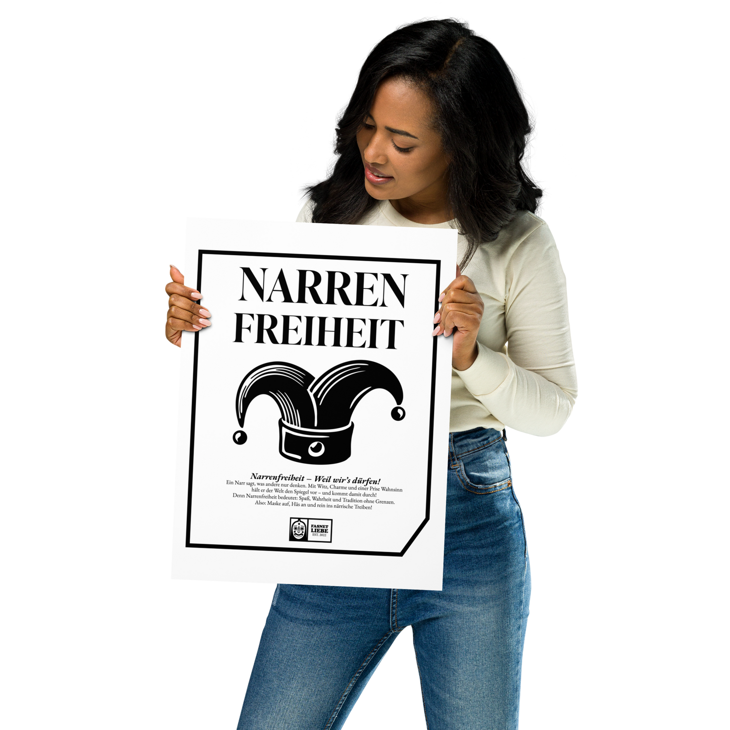 Poster in Museumqualität | Narrenfreiheit