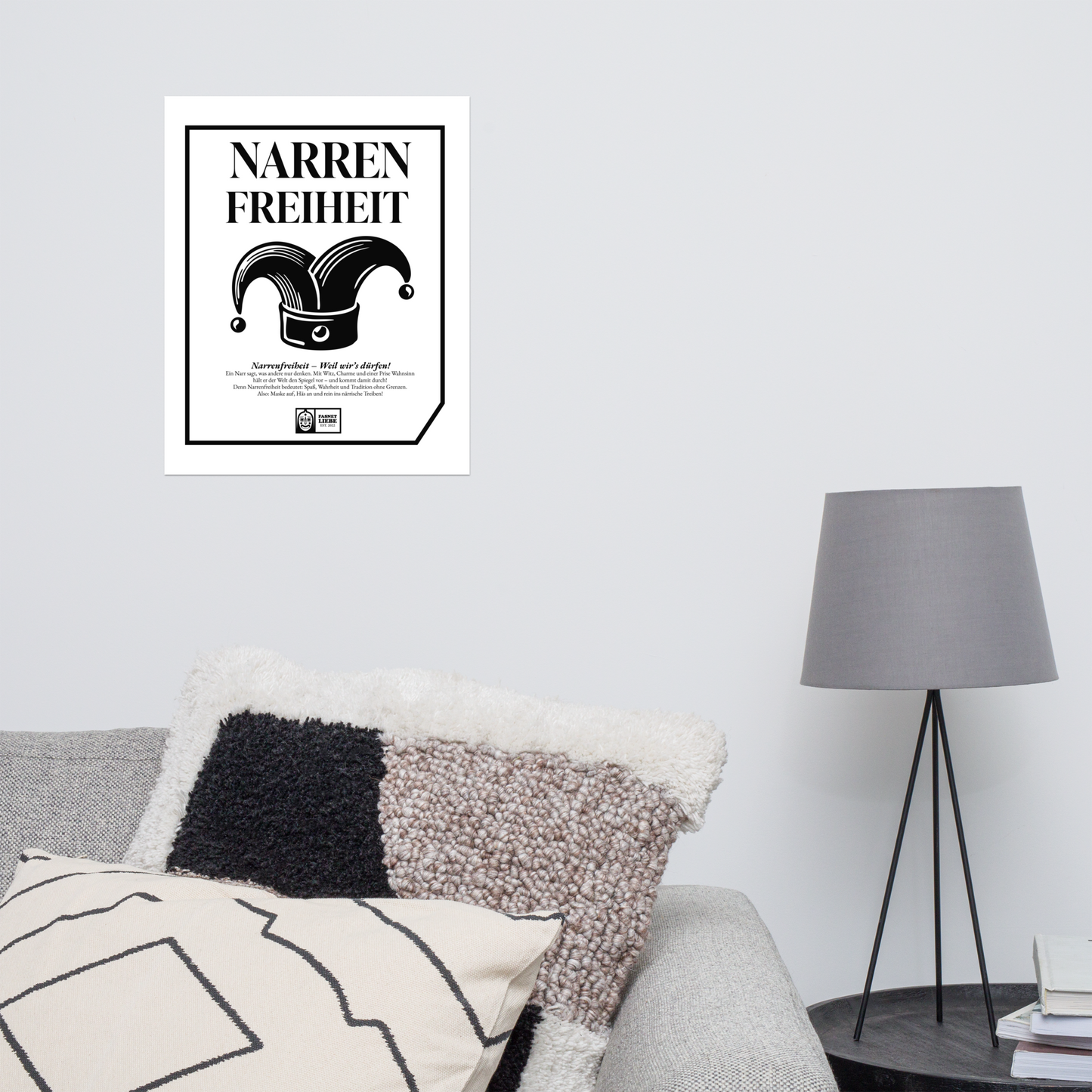 Poster in Museumqualität | Narrenfreiheit