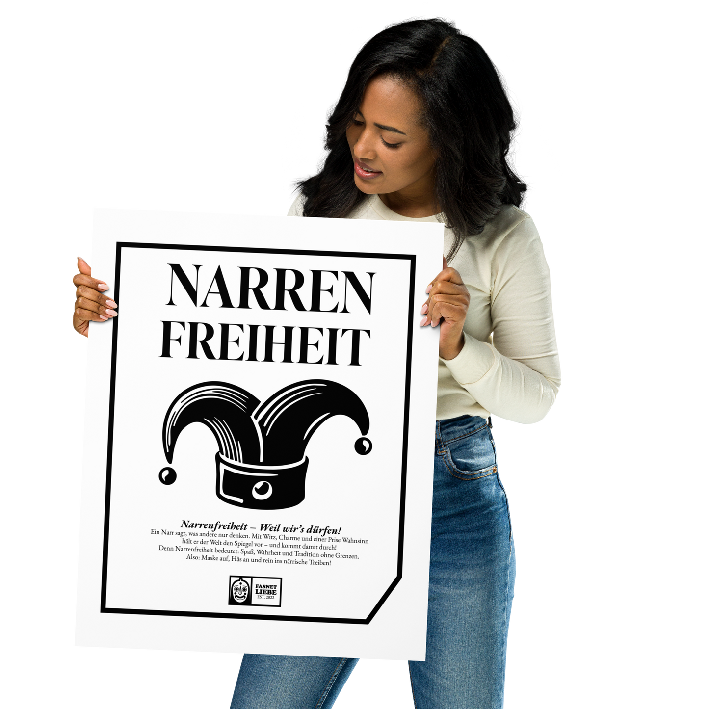 Poster in Museumqualität | Narrenfreiheit