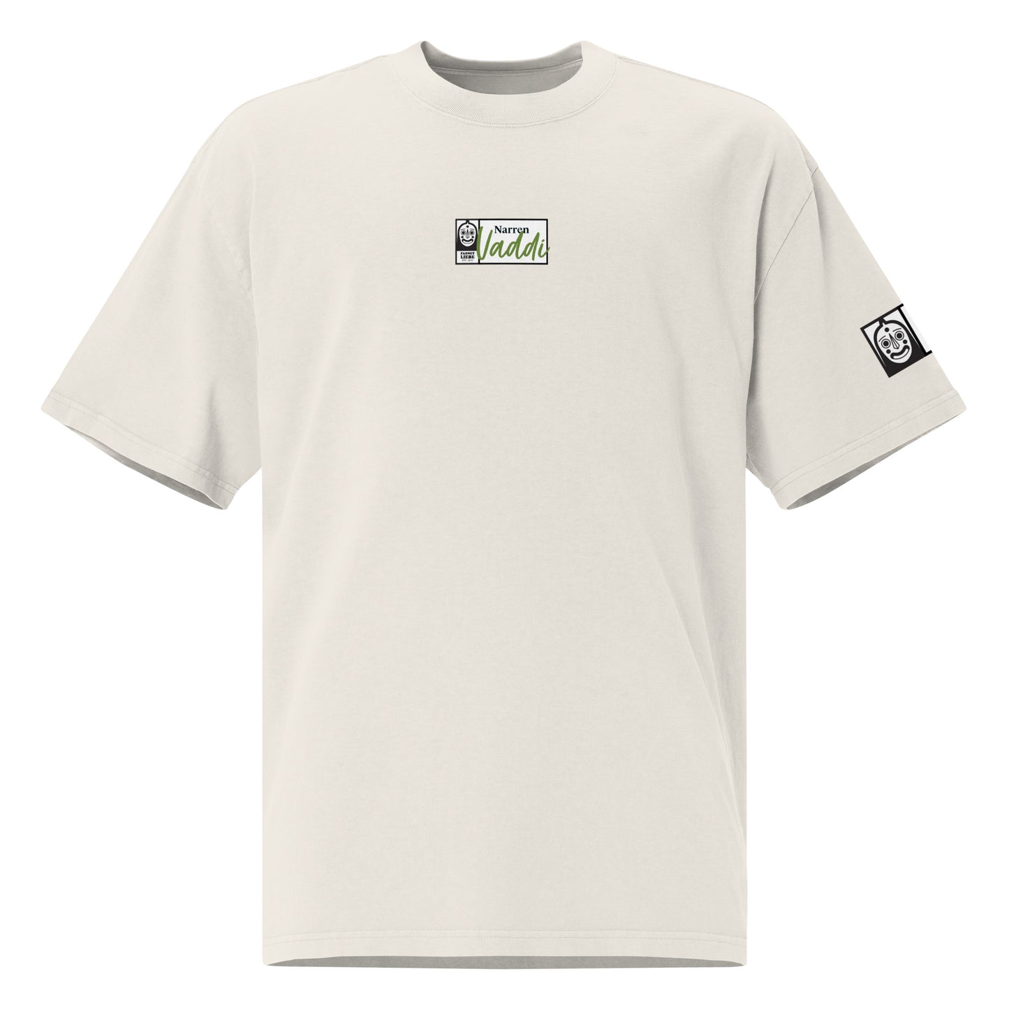 Oversized T-Shirt mit verwaschenem Look